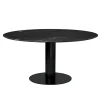 2.0 Dining Table Ø150 cm, sort marmor fra GUBI