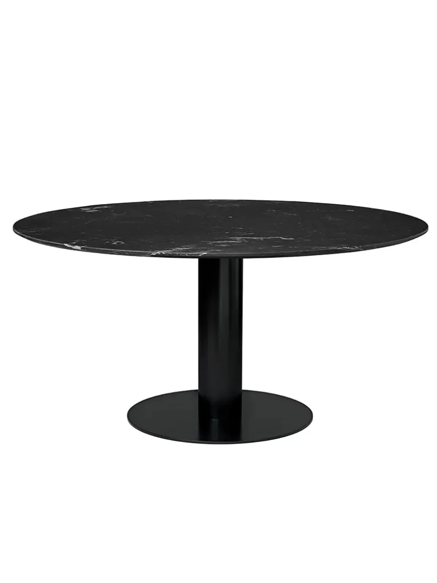 2.0 Dining Table Ø150 cm, sort marmor fra GUBI