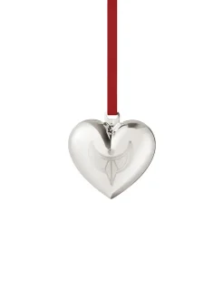 2024 Julehjerte, palladiumbelagt messing fra Georg Jensen