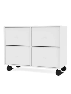 4124 kommode inkl. hjul fra Montana