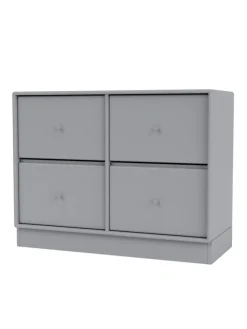 4124 kommode inkl. hjul fra Montana