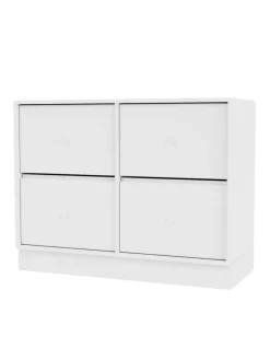 4124 kommode inkl. hjul fra Montana