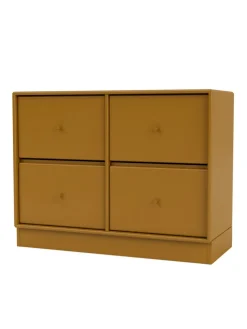 4124 kommode inkl. hjul fra Montana