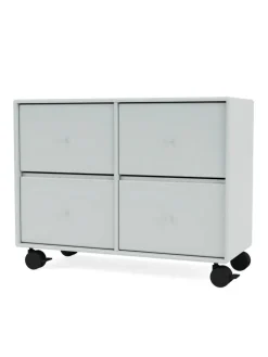 4124 kommode inkl. hjul fra Montana