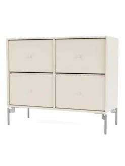 4124 kommode inkl. hjul fra Montana