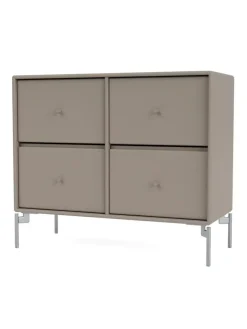 4124 kommode inkl. hjul fra Montana