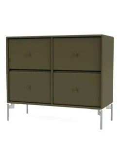 4124 kommode inkl. hjul fra Montana