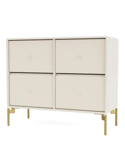 4124 kommode inkl. hjul fra Montana