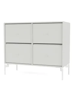 4124 kommode inkl. hjul fra Montana