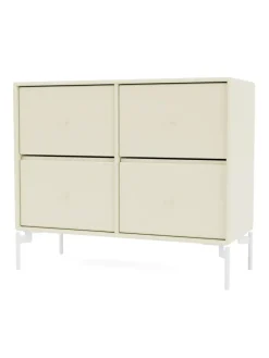 4124 kommode inkl. hjul fra Montana