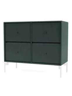 4124 kommode inkl. hjul fra Montana