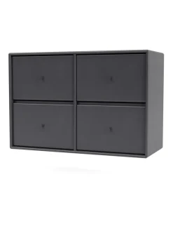 4124 kommode inkl. hjul fra Montana