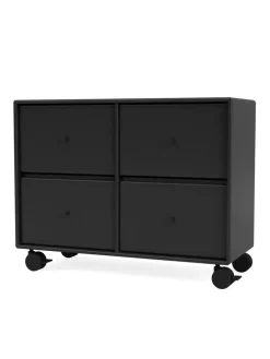 4124 kommode inkl. hjul fra Montana