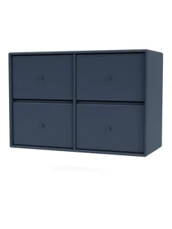 4124 kommode inkl. hjul fra Montana