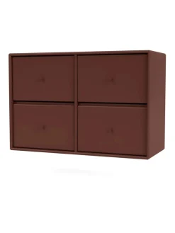 4124 kommode inkl. hjul fra Montana