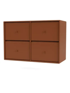 4124 kommode inkl. hjul fra Montana