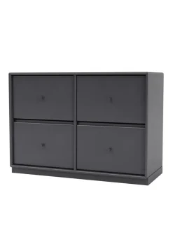 4124 kommode inkl. hjul fra Montana