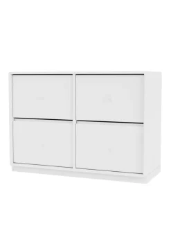 4124 kommode inkl. hjul fra Montana