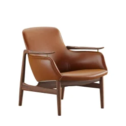 53 Lænestol, eg klar olie af Finn Juhl