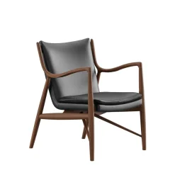 45 Lænestol, eg klar olie af Finn Juhl