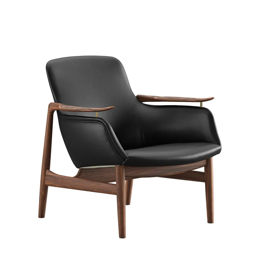 53 Lænestol, eg olie af Finn Juhl