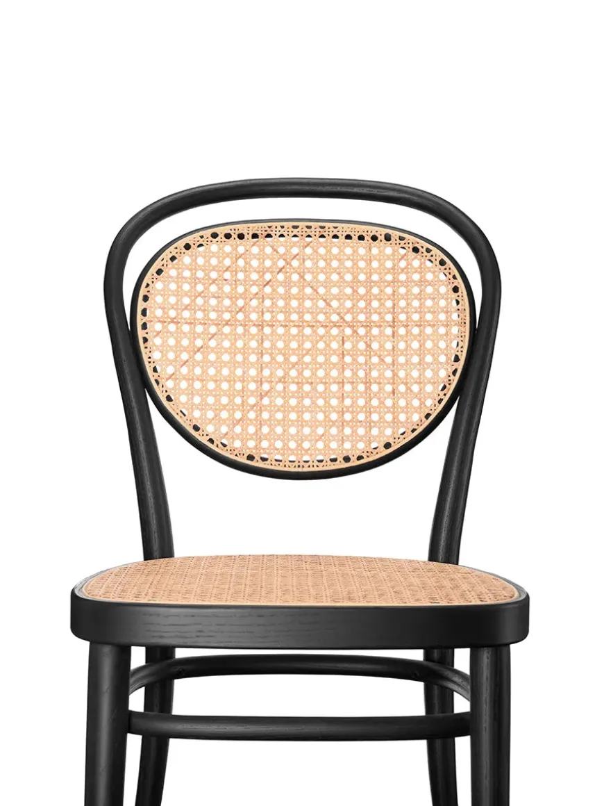 215 R Spisebordsstol, sort ask fra Thonet