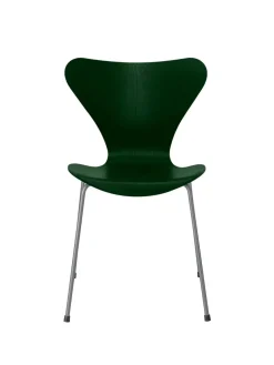 3107 Serie 7 stol i farvet ask af Arne Jacobsen