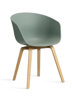 About a Chair AAC22 forsidepolstret, hvid skal fra Hay