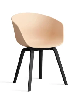 About a Chair AAC22 forsidepolstret, hvid skal fra Hay