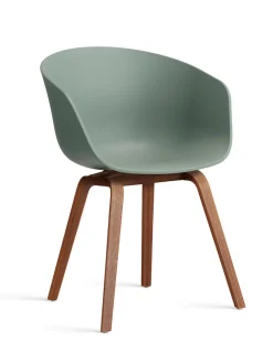 About a Chair AAC22 forsidepolstret, hvid skal fra Hay