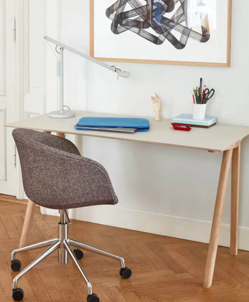 About a Chair AAC52 Forsidepolstret, sort skal fra Hay