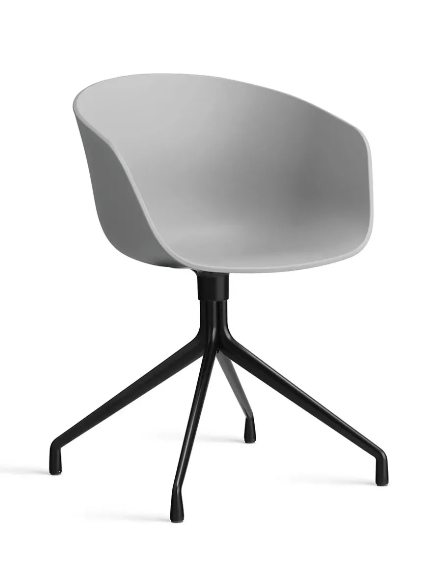 About a Chair AAC52 Forsidepolstret, sort skal fra Hay