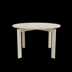 After Dining Table Ø120, Marble Burgundy fra Fritz Hansen