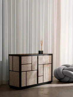 Air Sideboard, white/cane fra Design House Stockholm