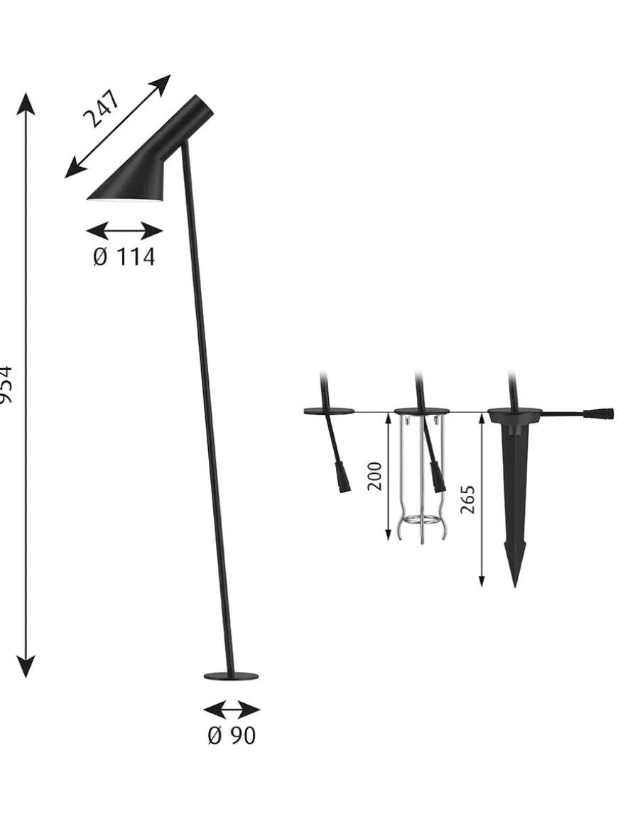 AJ Garden Pullert, høj fra Louis Poulsen