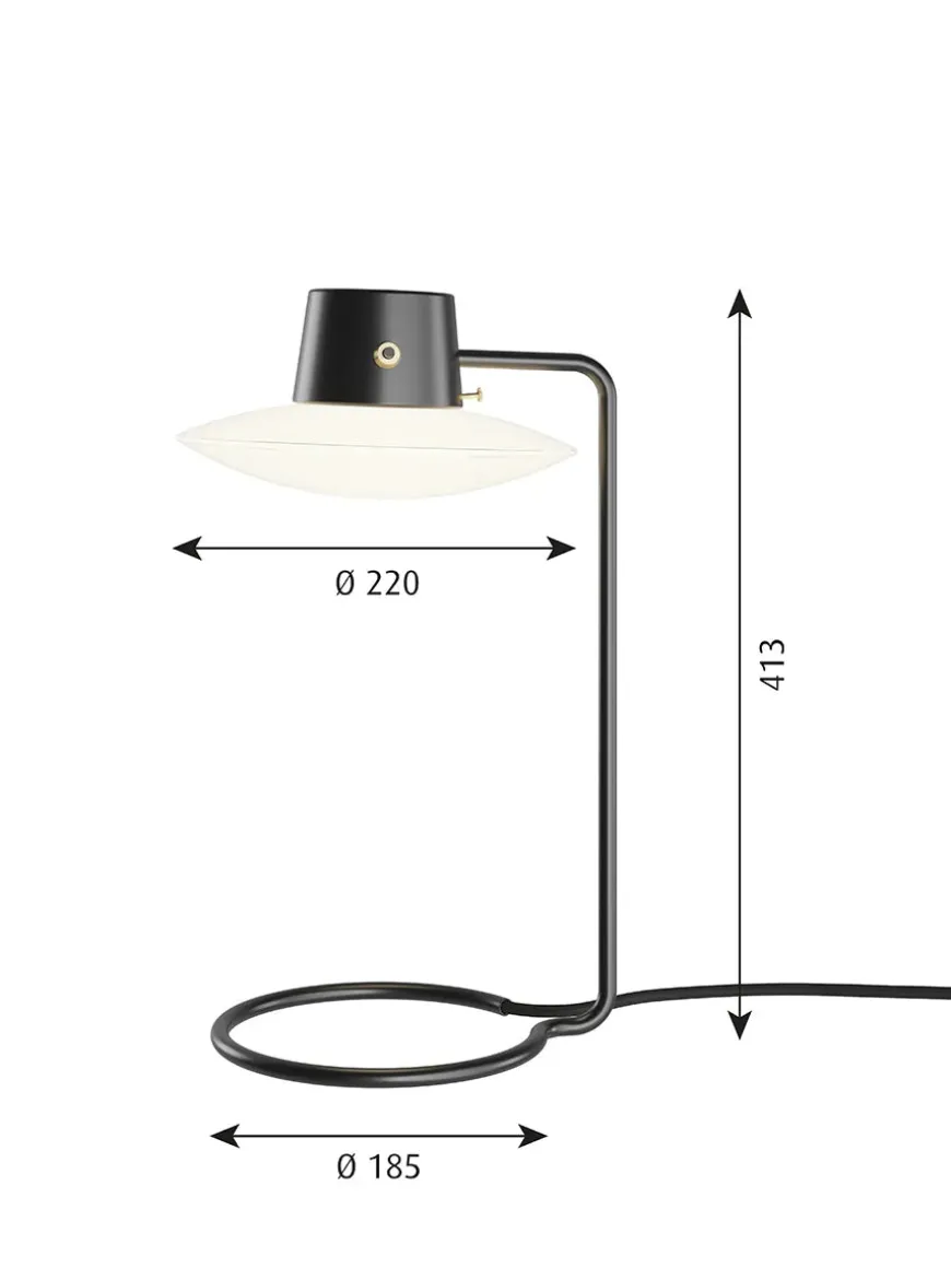 AJ Oxford 410 Bordlampe på pind fra Louis Poulsen