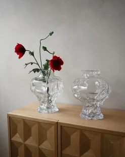 Ammonit Vase, clear fra Hein Studio