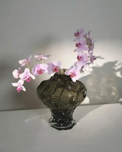 Ammonit Vase, new smoke fra Hein Studio