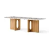 Androgyne Lounge Table, Calacatta Viola / Wood fra Audo Copenhagen