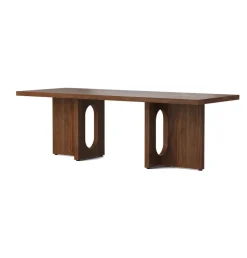 Androgyne Lounge Table, Calacatta Viola / Wood fra Audo Copenhagen