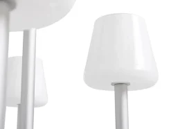 Apollo Chandelier 745, hvid opalglas fra Hay