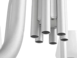 Apollo Chandelier 1065, hvid opalglas fra Hay