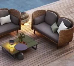 Arch 2-pers. Sofa m. lav arm/ryg fra Cane-line