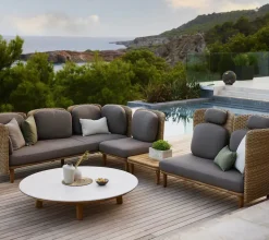 Arch 3-pers. Sofa m. lav arm/ryg fra Cane-line