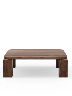 Atlas Sofabord 820x820, Costa Black Marble fra New Works