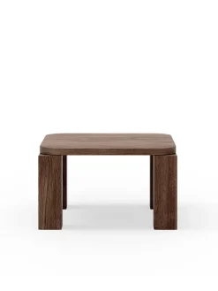 Atlas Sofabord 600x600, Natural Oak fra New Works