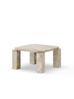 Atlas Sofabord 600x600, Smoked Oak fra New Works