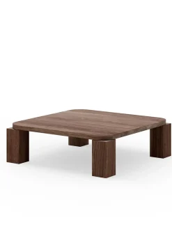 Atlas Sofabord 820x820, Smoked Oak fra New Works