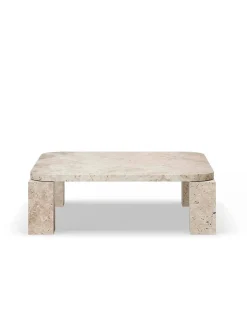 Atlas Sofabord 820x820, Smoked Oak fra New Works