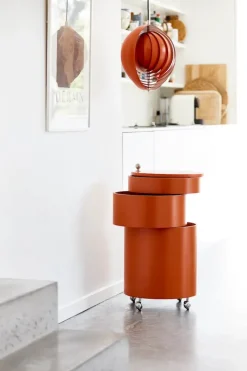 Barboy Sidebord, hvid af Verner Panton